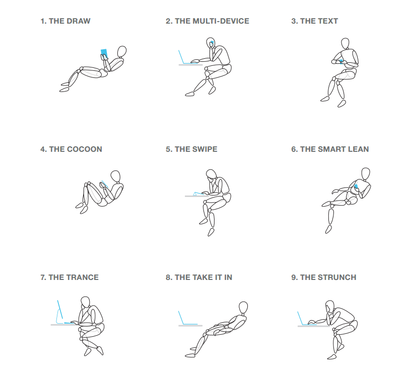 9 postures