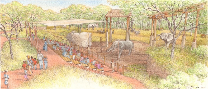 elephant demo area rendering