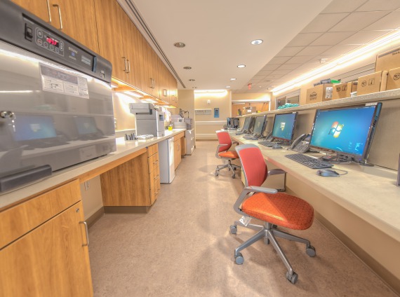Children's Surgical Center Omaha Nebraska - Installation of medical furniture admin furniture and waiting room furniture