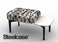 Bassline Bench Seating by Steelcase