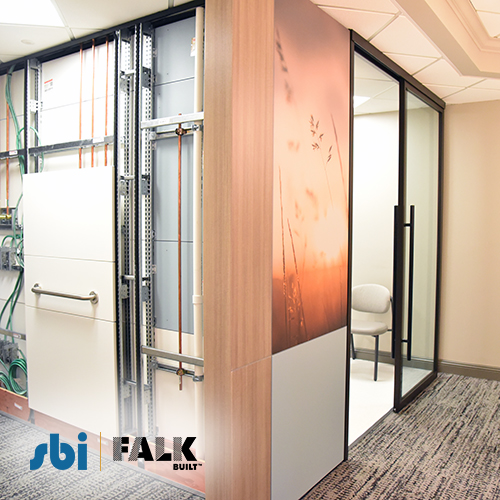 New Falkbuilt Clinical Space in the SBI Showroom