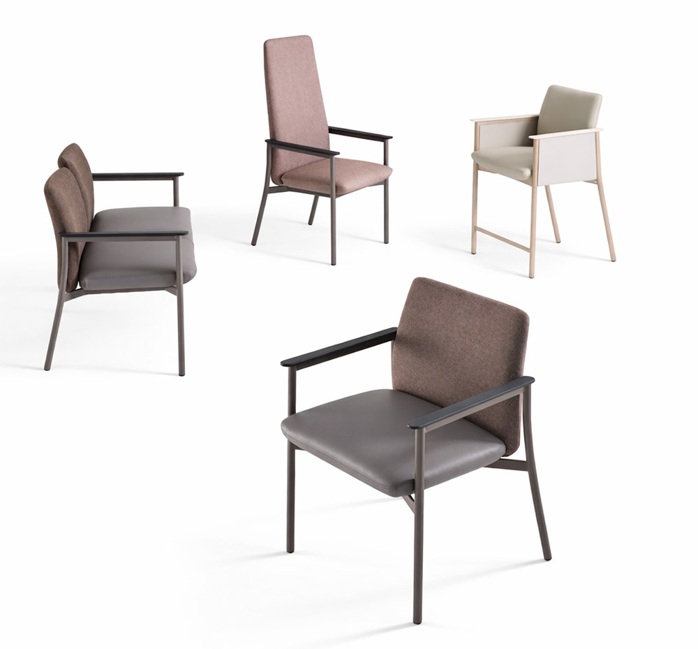 Apprise Seating Options from Steelcase Health